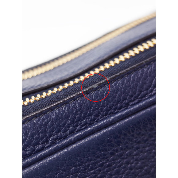 Prada Leather Shoulder Bag Navy - Picture 4 of 5